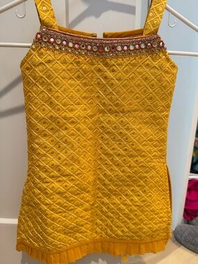 Girls' Shalwar Kurta Set w/ Sequin and Mirror Work 5-7 yr old